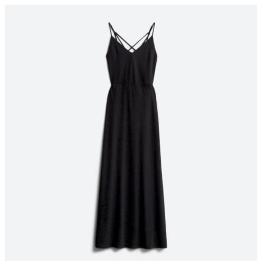 Market & Spruce Alisha knit strappy back maxi dress (S)